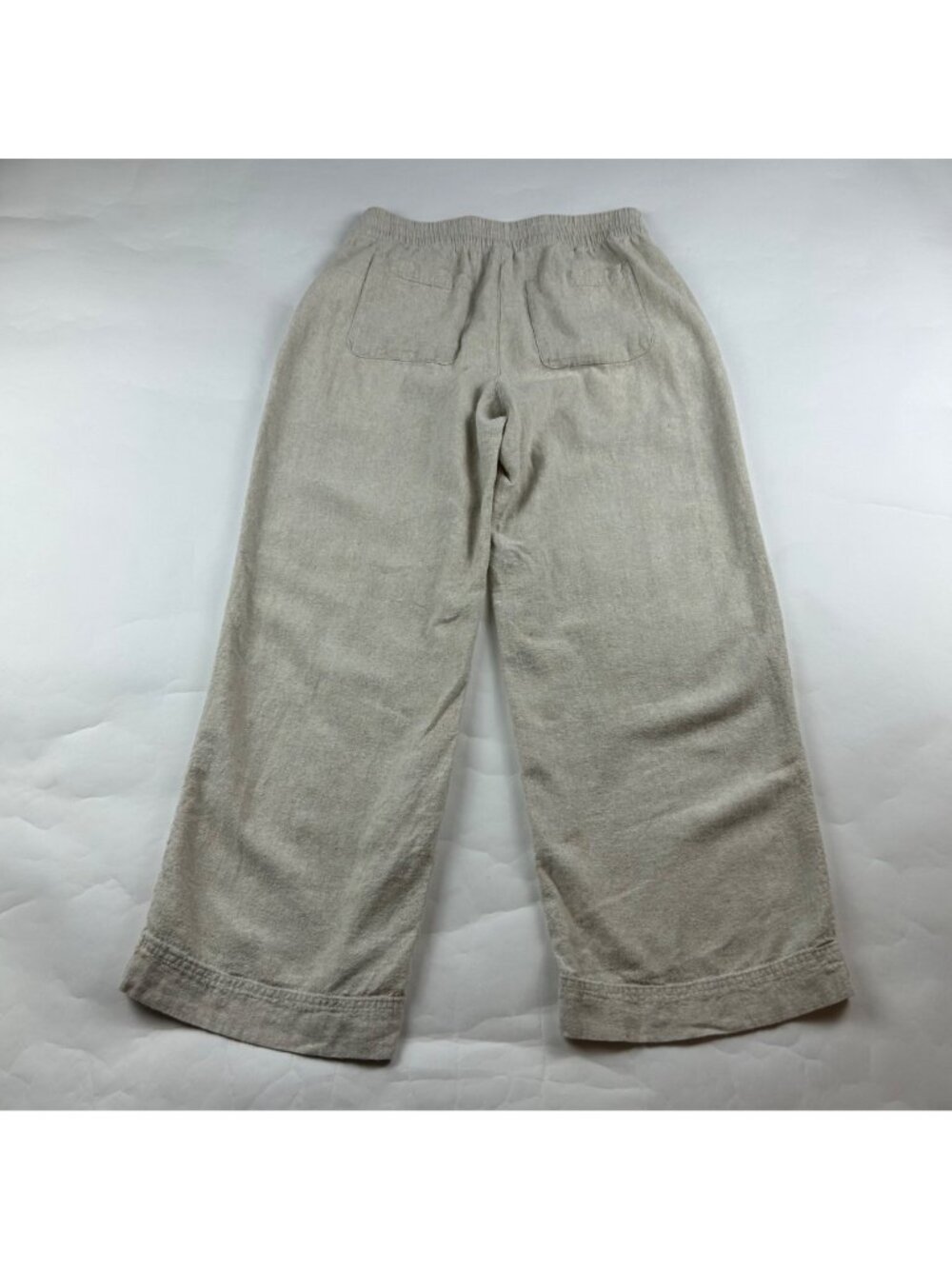 Old Navy Flax Linen Blend High Rise Wide Leg Pant S - Picture 6 of 7